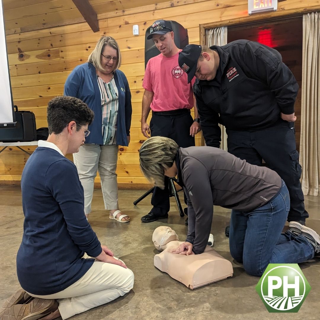 Mt Orab Fire Department Teaches PH&A Staff CPR and First Aid Basics